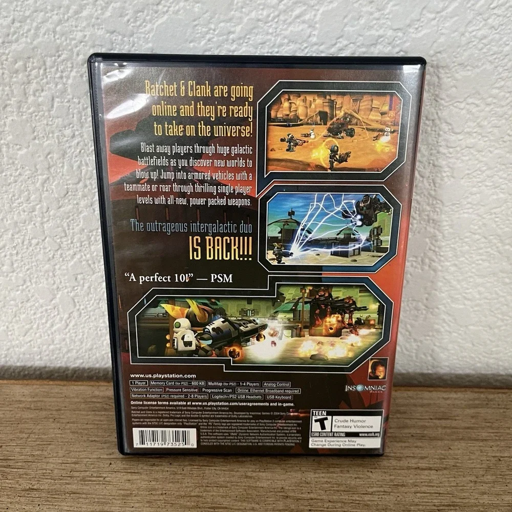 Ratchet and Clank Up Your Arsenal PS2 CIB Sony PlayStation 2 Complete Manual